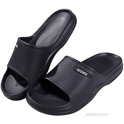 Litfun Pillow Slides Sandals for Women Men Lightweight Squishy Shower Shoes
