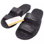 Pali Hawaii Black JANDAL + Certificate of Authenticity