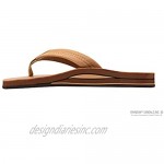 Rainbow Sandals Mens Luxury Leather - Double Layer Arch Support with 1 Strap