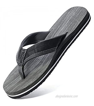 WHITIN Men‘s Flip Flops with Arch Support | Relaxing Thong Sandals