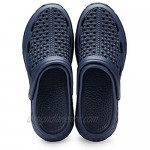 NineCiFun Men's Clogs Lightweight Water Shoes Breathable Garden Shoes Comfortable Summer Beach Sandals