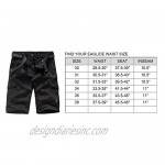 Eaglide Men's Regular Fit Twill Cargo Shorts Mens Athletic Breathable Cotton Ripstop Pockets Cargo Shorts