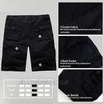 zeetoo Camo Shorts for Men Classic Relaxed Fit Cargo Short Multi-Pocket Outdoor Shorts