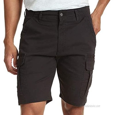 ZITIANY Fashion Men's Pocket Zipper Resilience Leisure Time Tooling Summer Shorts Casual Workout Solid Loose Pants