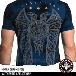 Affliction Black Label T Shirts for Men Graphic Tee with Skulls Heart Tiger