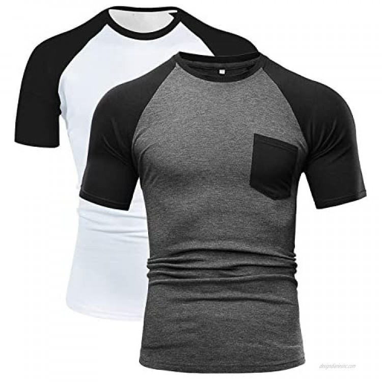 AKARMY Men's Muscle Short Sleeve T-Shirt Hip Hop Hipster Gym Tee Workout Shirts Longline Drop Tail Cut Crewneck T-Shirt