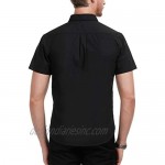 PJ PAUL JONES Men’s Casual Dress Shirts Button Down Short Sleeve Business Shirt