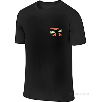 Brak Flag Men's Short Sleeve T-Shirt Sports T-Shirts Quick Dry Tops Short Sleeve Running Shirt Cotton T-Shirt
