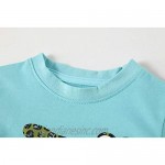 BIBNice Toddler Boy Clothes Kids Summer Outfits Shirt Short Sets 2-7T