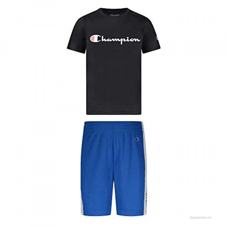 Champion Little Boys 2-7 Short Sets Mesh and French Terry Shorts