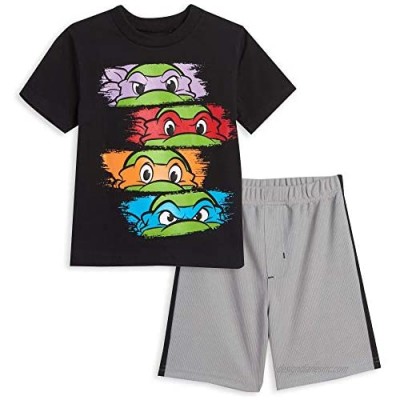 Nickelodeon Teenage Mutant Ninja Turtles T-Shirt & Shorts Set Black/Gray
