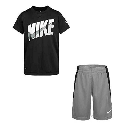 Nike Boy`s Dri-Fit T-Shirt & Shorts 2 Piece Set