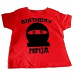 Custom Kingdom Boys Birthday Ninja T-Shirt
