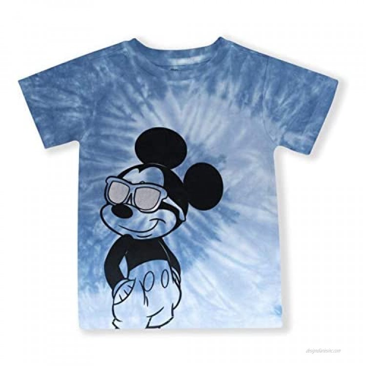 Disney Mickey Mouse Shirts for Toddler Boys Tie Dye Kids Mickey Mouse Clothes