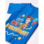 Disney Toy Story Boy's It's My Birthday Party Outfit Tee Shirt 100% Cotton