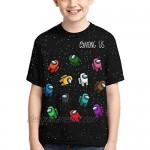 Imposter Game Crewmates You Look Sus Gamer Youth T-Shirts 3D Print Boys and Girls Fashion T-Shirts Short Sleeve