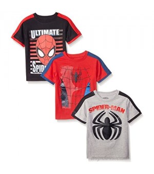 Marvel Boys' 3 Pack Spiderman T-Shirts