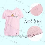 Quxueyuannan Children's T-Shirt Cookie Swirl Pattern Shirt Short Sleeve Cotton Graphic Tee for Girls Boys Kids