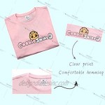 Quxueyuannan Children's T-Shirt Cookie Swirl Pattern Shirt Short Sleeve Cotton Graphic Tee for Girls Boys Kids
