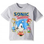 SEGA Boys' Little Sonic The Hedgehog Short Sleeve Tshirt