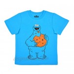 Sesame Street Boy's 4-Pack Elmo Cookie Monster Oscar and Big Bird Tee Shirt Set