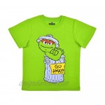 Sesame Street Boy's 4-Pack Elmo Cookie Monster Oscar and Big Bird Tee Shirt Set