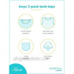 Simple Joys by Carter's Toddler Boys' 3-Pack Tank Tops