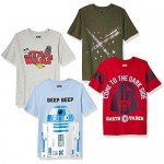 Spotted Zebra Boys' Disney Star Wars Marvel Short-Sleeve T-Shirts