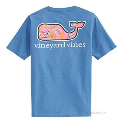 Vineyard Vines Boys' Short-Sleeve Burger Whale Fill Pocket T-Shirt