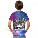 Youth T-Shirts Boys Girls Cool Game Graphic 3D Printied T Shirts Kids Casual Short Sleeve Tees