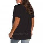 DEFJOOY L-4XL Women's Plus Size T-Shirt Short Sleeve Shirts Crew Neck Tunic Tops Soft Basics