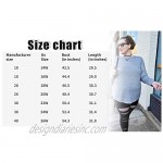ROSRISS Womens Plus Size Tops Casual Loose Long Sleeve Side Split Tunics Shirts