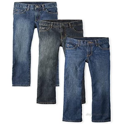 The Children's Place Boys' Three Pack Bootcut Jeans