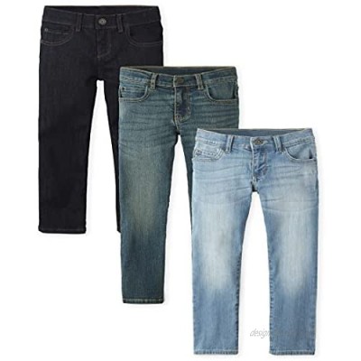 The Children's Place Boys' Three Pack Straight Leg Jeans