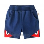 AMMENGBEI Boy's 3-Pack Summer Cotton Shorts 2-8 Years
