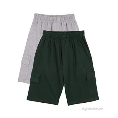 chopper club Boys Shorts in Cotton Fleece with Cargo Pockets