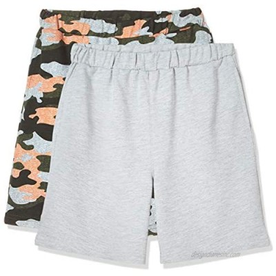 Kid Nation Kids Unisex 2 Packs Casual Shorts for Boys and Girl 4-12 Years