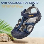 UOVO Boys Sandals Kids Sandals Hiking Athletic Closed-Toe Beach Summer Sandals for Boys Quick-Drying