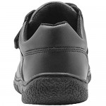 Apakowa Boys School Uniform Shoes Adjustable Strap Comfort Dress Loafer Shoes (Toddler/Little Kid/Big Kid)