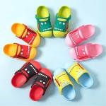 Maybolury Kids Dinosaur Clogs Slippers Shoes Boys Girls Lightweight Garden Shoes Non-Slip Beach Pool Sandals Slip-on Indoor Outdoor Sippers