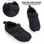 hiitave Toddler Shoes Boys Girls Lightweight Breathable Sneakers Washable Strap Athletic Tennis Shoes for Running Walking