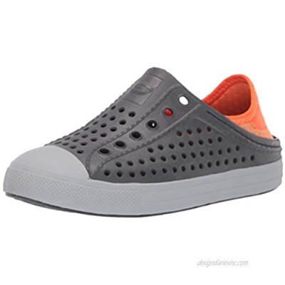 Skechers Unisex-Child Foamies Guzman Steps-Aqua Surge Sneaker