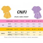 CNJFJ Kids Summer Sport T-Shirt and Shorts Set Plaid Print Clothing Sets Tracksuit