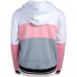 DKNY Girls 3-Piece Athletic Fleece Zip Sweatshirt Hoodie and Jogger Set