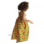 jascaela Girls 2 Piece Boho African Floral Dress Jacket Coat Mini Skirt Outfit Set Spring Winter Clothing