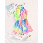 Girls Summer Clothes Tie-dye Bodysuits Jumpsuit One-Piece Kid Summer Outfit Set