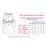 Smukke Big Girls Tween Beautiful Floral Printed Long Sleeves Dresses (with Options) 7-16