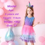 VIKITA Girls Casual Dress Toddler Girl Summer Dresses Short Sleeve Tutu Dresses for Little Girls 3-8 Years