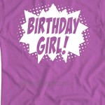 Superhero Birthday Girl Comic Book Hero Party T-Shirt