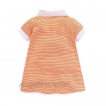 Mud Kingdom Little Girls Tunic Shirt with Collar Cute Stripe Summer
